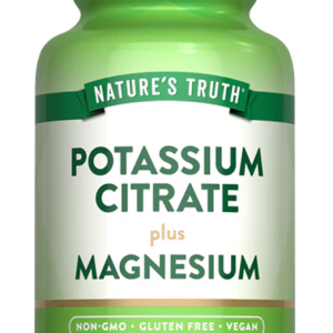 Potassium Citrate plus Magnesium - 90 Capsules